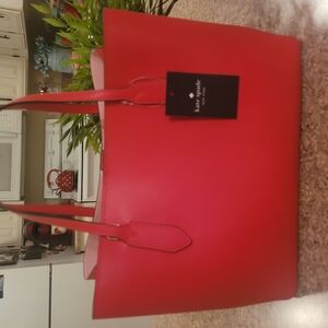 Kate Spade Red Tote Bag